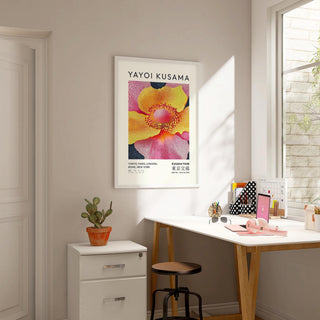 Radiant floral art prints for Japandi or minimalist interiors