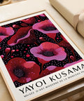 Yayoi Kusama bold floral artwork for sale