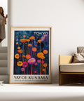 Modern floral wall art for living room