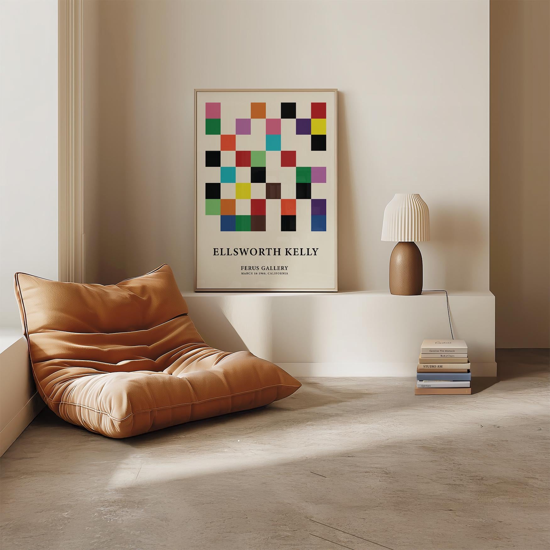 Ellsworth Kelly Geometric Grid Print