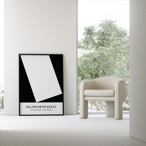 Modern bold monochrome wall art