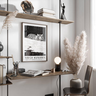 Statement tiger wall art for bold and modern home decor
