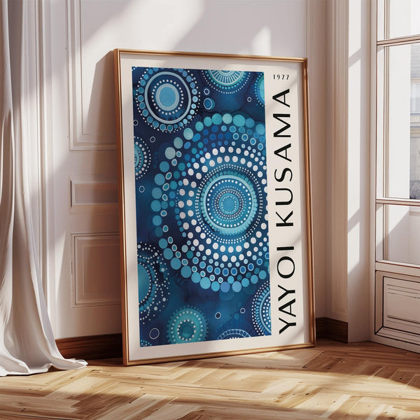Living room styled with spiritual mandala wall art composition
