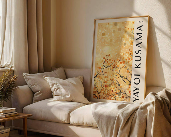 Yellow nature art perfect for bedrooms and offices