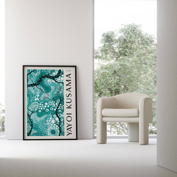 Teal wall decor ideal for living rooms, bedrooms, and offices