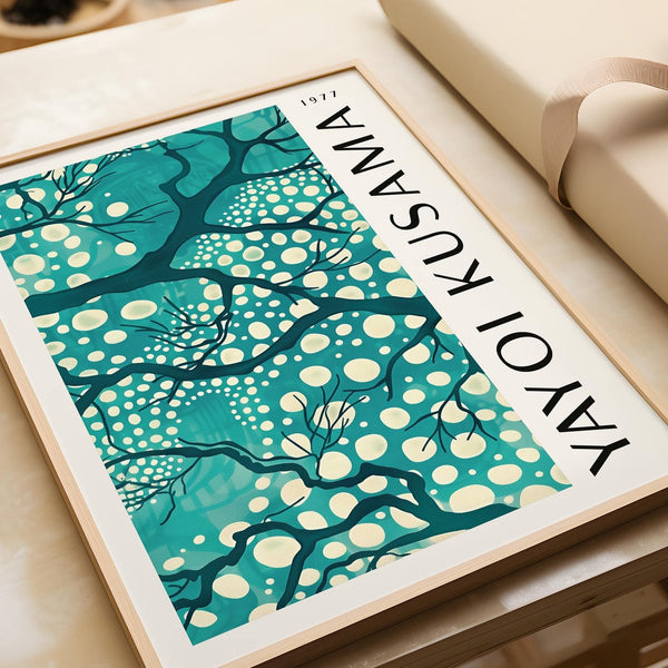 Modern minimalist teal wall art for living room with textured patterns