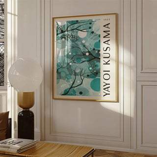 Premium-quality matte wall art with teal colors perfect for minimalist decor