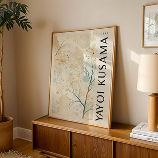 Artistic interpretation of nature prints in modern abstract form
