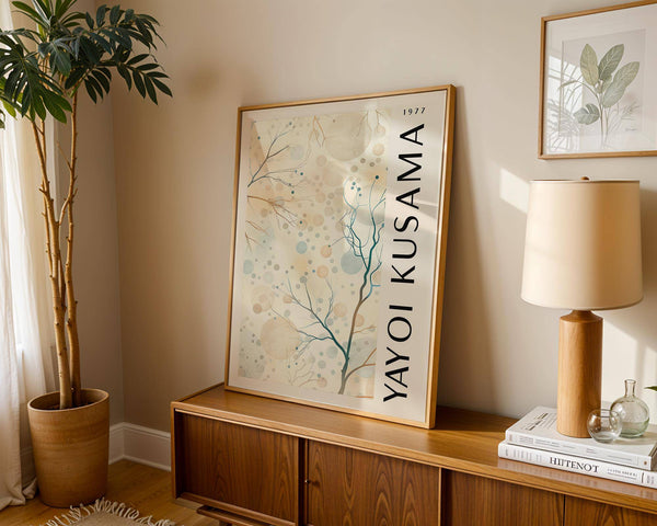 Artistic interpretation of nature prints in modern abstract form