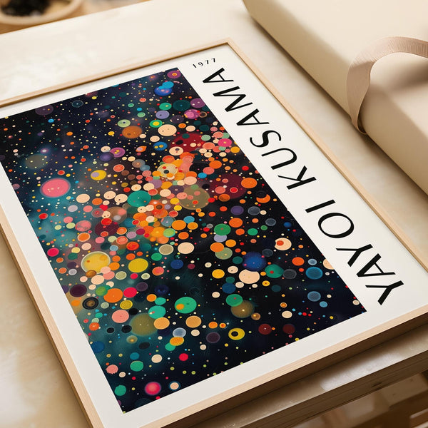 Decorative colorful large wall art with high visual impact