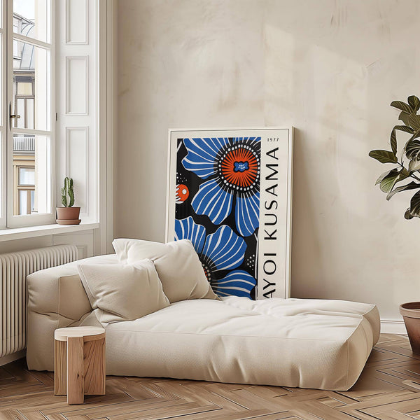 High-quality floral home decor print with intricate floral details