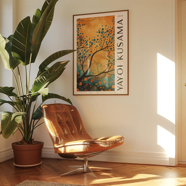 High-quality autumn wall art for living room elegance