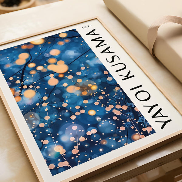 decorative navy blue wall art for living room elegance