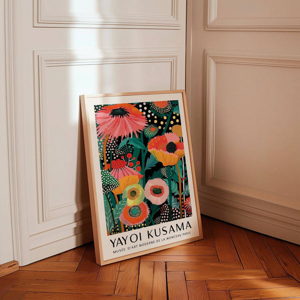 Tropical wall art blending intricate floral details and modern design