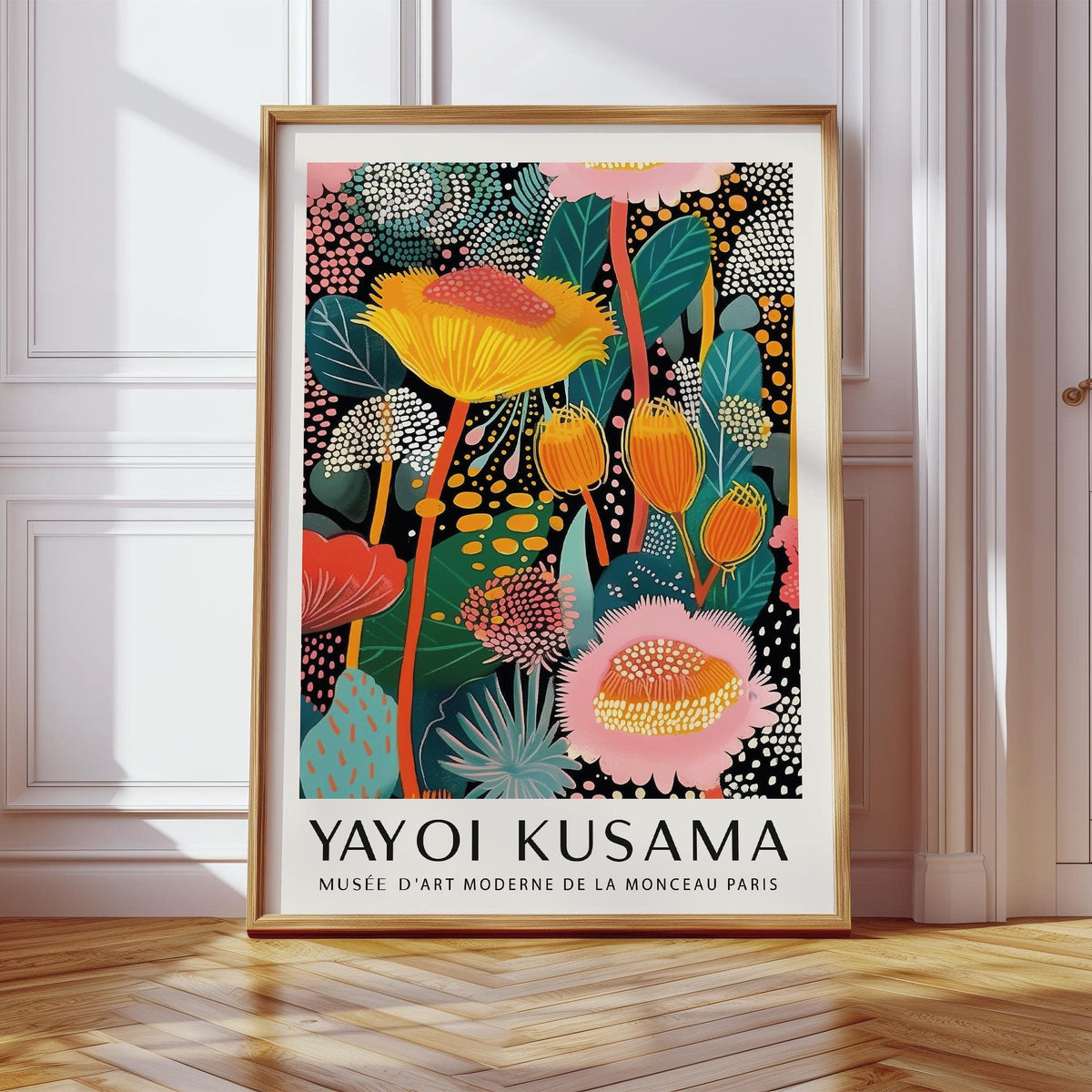 Modern artistic decor with botanical large wall art modern themes