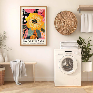 floral abstract art of flowers with intricate detailing