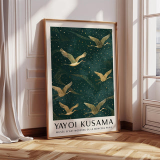 Japanese Crane Wall Art perfect for Japandi and modern interiors