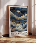 Japanese landscape print featuring Mount Fuji