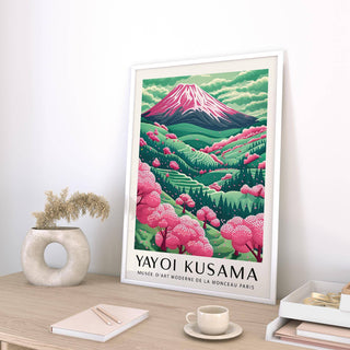 Unique mountain landscape print capturing Mount Fuji’s beauty