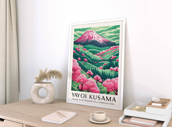 Unique mountain landscape print capturing Mount Fuji’s beauty