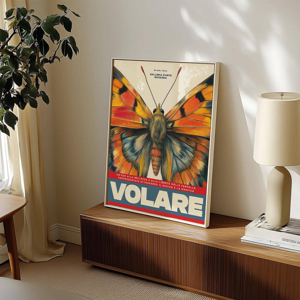 Milano-inspired Butterfly Art Wall perfect for vibrant, eclectic living rooms