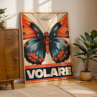 Eye-catching butterfly Italian art prints for expressive home interiors