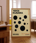 Japandi wall art poster with beige and black minimalist aesthetics.