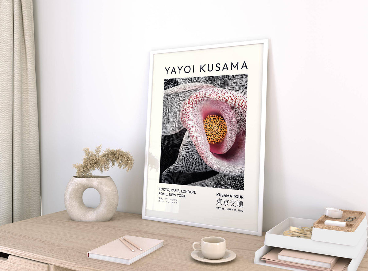 stylish pink abstract artwork for modern home decor