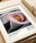 Grey and pink art print for Japandi-style home interiors