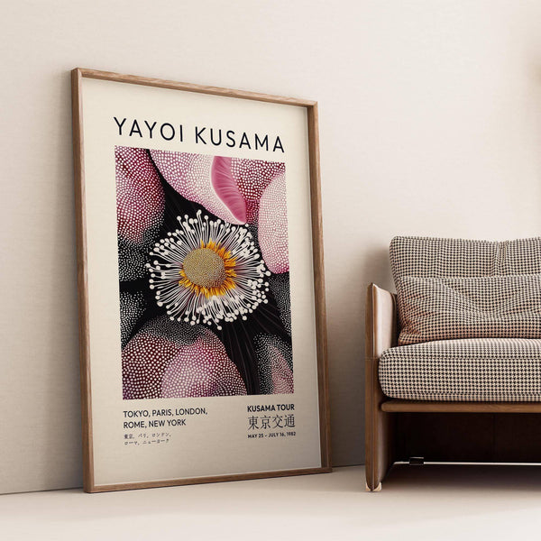 Premium matte floral artwork from pictures living room wall series