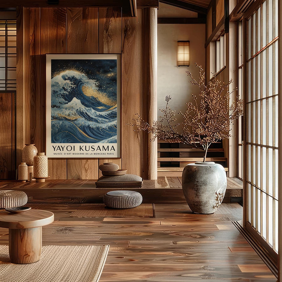 Gold Great Wave