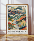 Modern Japanese mountain art featuring Mount Fuji