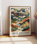 Colourful Japanese nature print featuring Mount Fuji