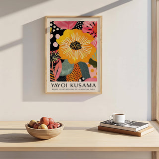 stylish abstract art of flowers for modern decor