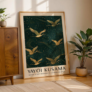 Artistic Japanese Crane Wall Art for sophisticated home decor