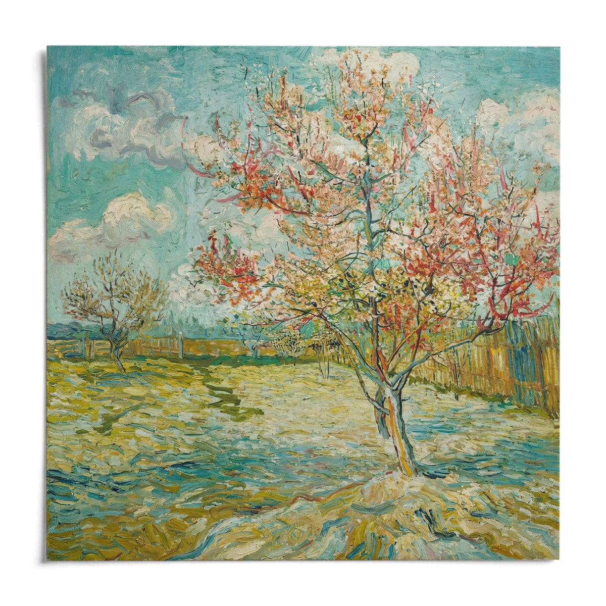 Impressionist Wall Art, shown as an unframed paper print on a plain white background