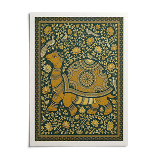 Indian Style Turtle Poster, shown as an unframed paper print on a plain white background