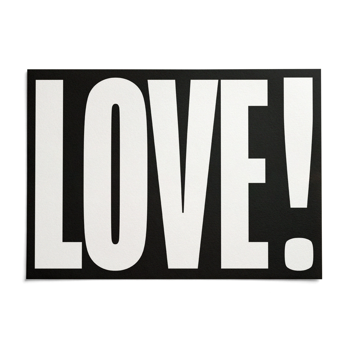 Inspired Posters, shown as an unframed paper print on a plain white background