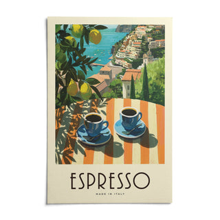 Italian Kitchen Painting, shown as an unframed paper print on a plain white background