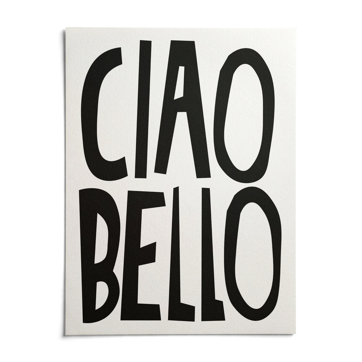 Italian Wall Art, shown as an unframed paper print on a plain white background