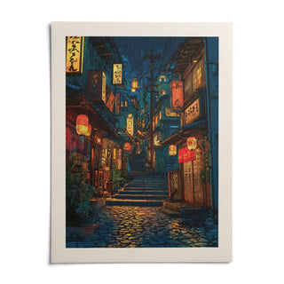 Japanese Drawing, shown as an unframed paper print on a plain white background