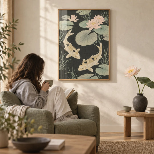Koi Pond Poster