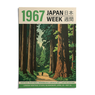 Japanese Woodblock Prints for Sale, shown as an unframed paper print on a plain white background