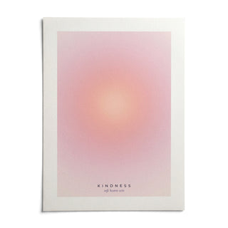 Kindness Poster, shown as an unframed paper print on a plain white background