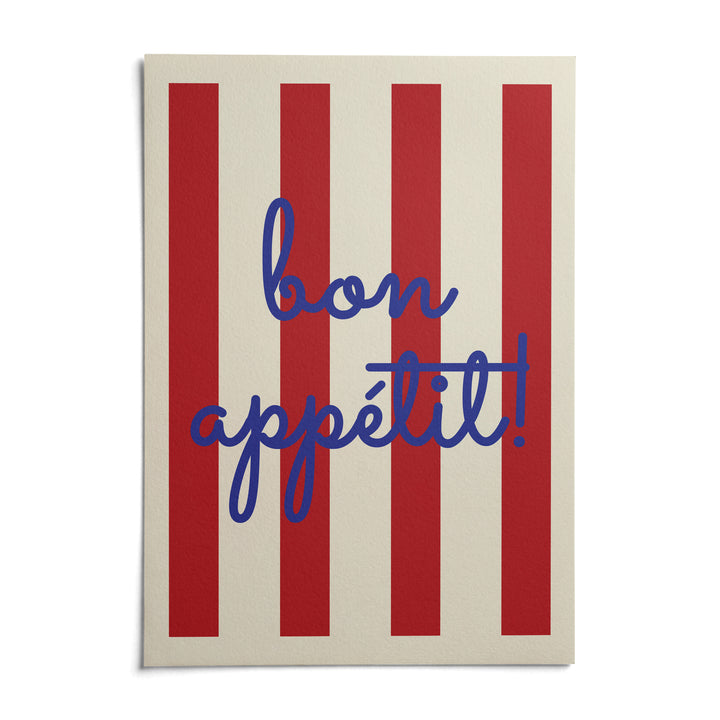 Kitchen Wall Art, shown as an unframed paper print on a plain white background