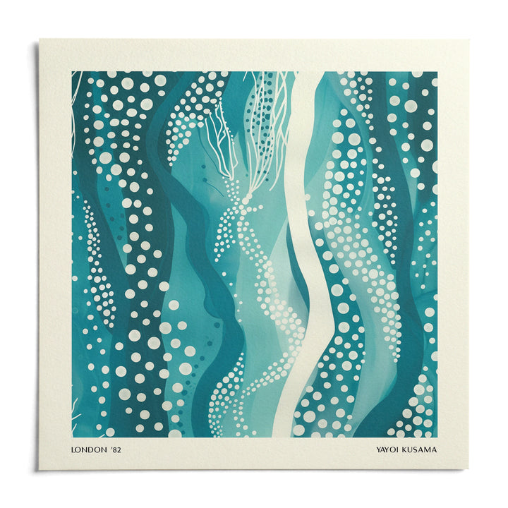 Kusama Paintings, shown as an unframed paper print on a plain white background