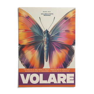 Large Butterfly Print, shown as an unframed paper print on a plain white background