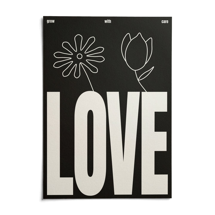 Large Motivational Posters, shown as an unframed paper print on a plain white background