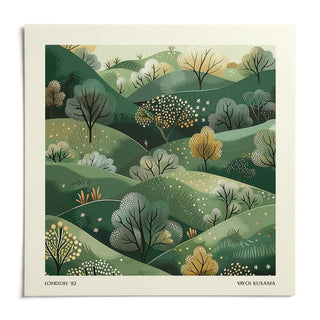 Large Nature Wall Art, shown as an unframed paper print on a plain white background
