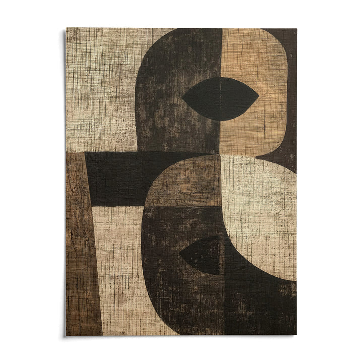 Large Owl Wall Art, shown as an unframed paper print on a plain white background